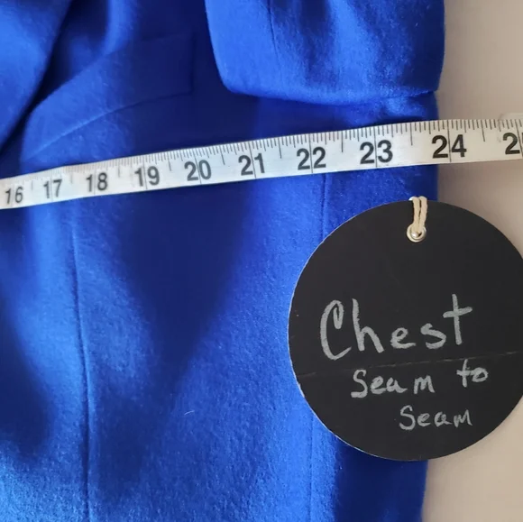 Men's Blue Blazer by Zanetti - Picture 11 of 16